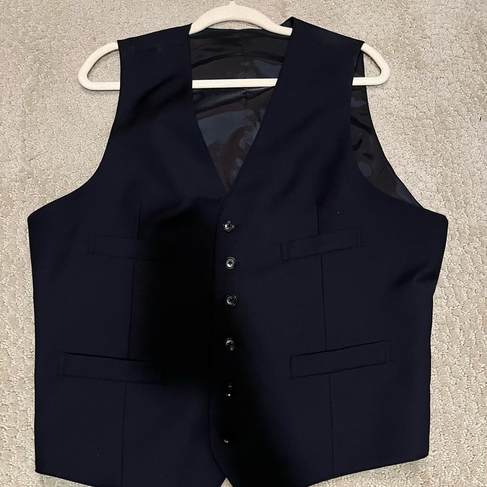 Black Men’s Suit Vest